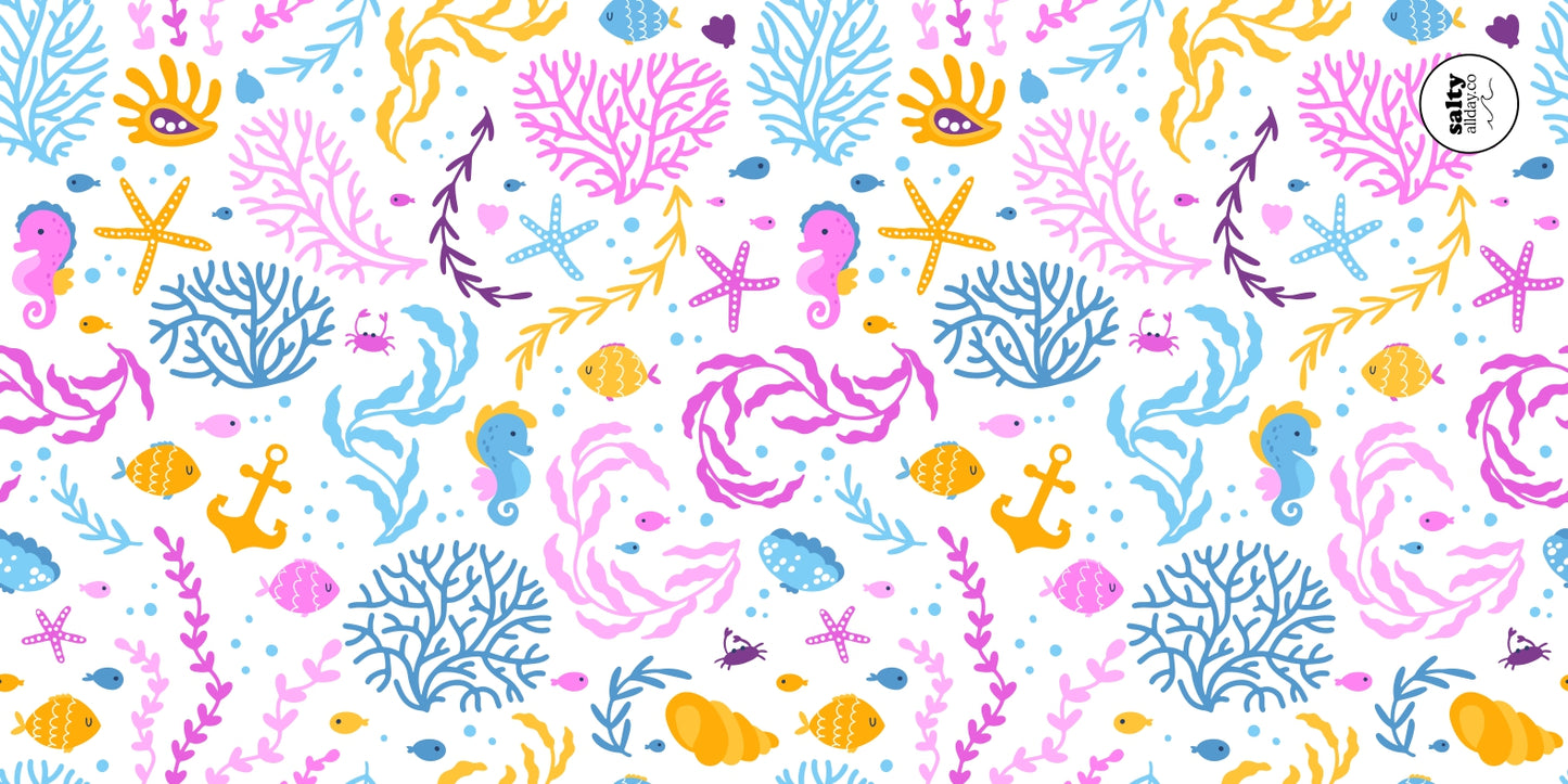 Beach Towel - Coral Delight